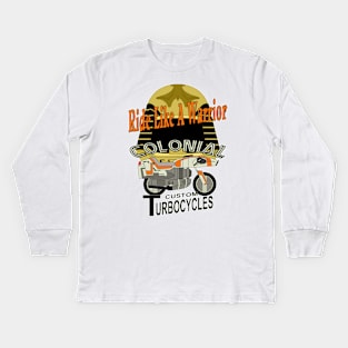 Ride Like A Warrior Kids Long Sleeve T-Shirt